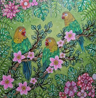 Попугаи от Coloring with Marina