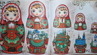 A russian doll от Coloring with Marina