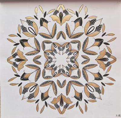 Black/Gold от Coloring with Marina