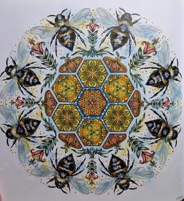 Пчёлки от Coloring with Marina