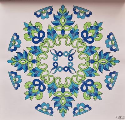 Blue/Green от Coloring with Marina