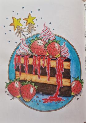 Cake 🎂 от Coloring with Marina