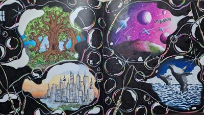 A map от Coloring with Marina