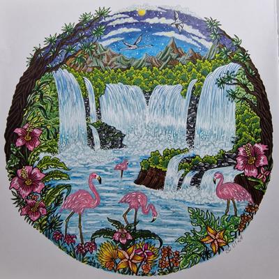 Водопад от Coloring with Marina