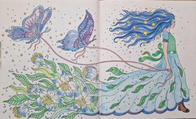 Прогулка с бабочками 🦋 от Coloring with Marina