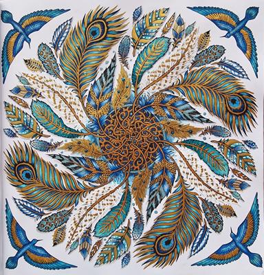 Перья от Coloring with Marina