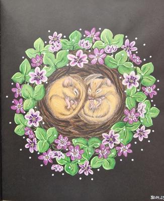 Гнёздышко от Coloring with Marina
