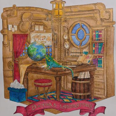 Кабинет под водой от Helena DevLin