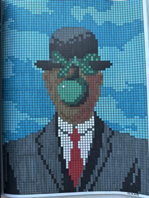 Сын человеческий Рене Магритт 8/100 (100 Pixel) от Veto4kasv