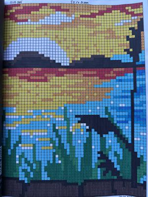 Закат на реке 6/100 (100 Pixel) от Veto4kasv