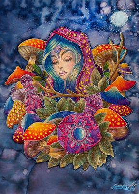 Сон в зимнем лесу от AlbishArt