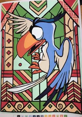 Зазу с кодом цветов. от Alenka