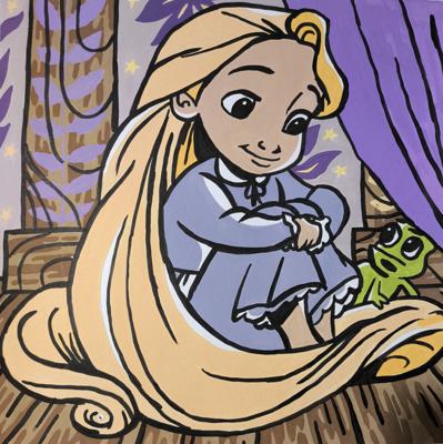 Рапунцель и Паскаль от Alenka