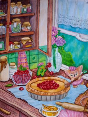 Малиновый пирог от AlineD