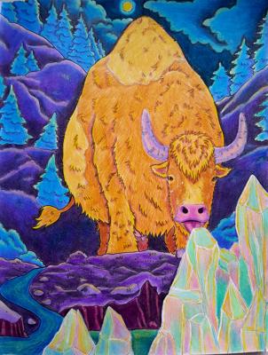 Космическая корова от AlineD