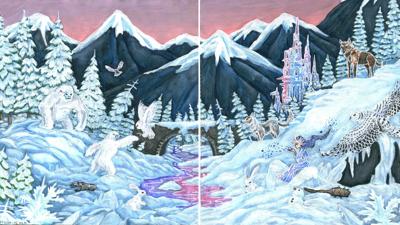 Таинственные горы от DarColorBook