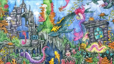 Подводное царство от DarColorBook