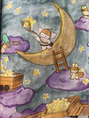 Работа от Луна