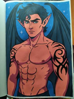 Демон шипов и роз от СергеевнаART