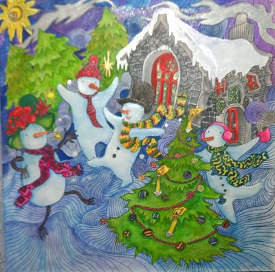 Танец снеговиков от Lanaestep