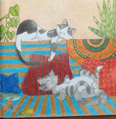 Котики отдыхают от Calico