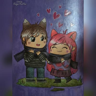 Между нами любоfff💜 от Tanya RedFox