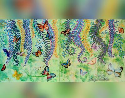 Тропические бабочки в лианах от Tanya RedFox
