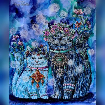 Летние котики от Tanya RedFox