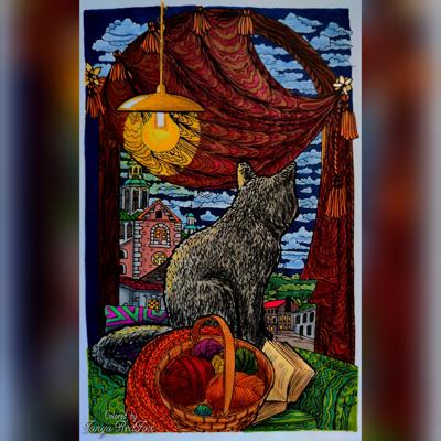 Кошачий вечер от Tanya RedFox