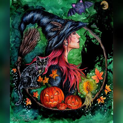 Ведьма в Хэллоуин от Tanya RedFox
