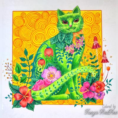 Абсентовая кошка от Tanya RedFox