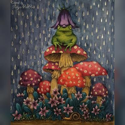 Лягушечка под дождём от Tanya RedFox