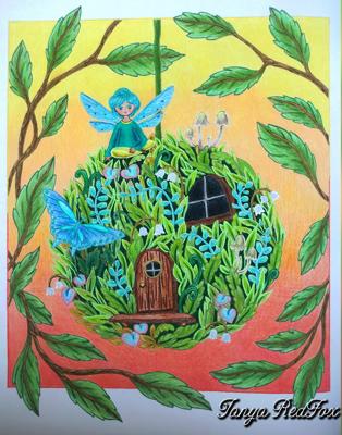 Домик в форме шара от Tanya RedFox