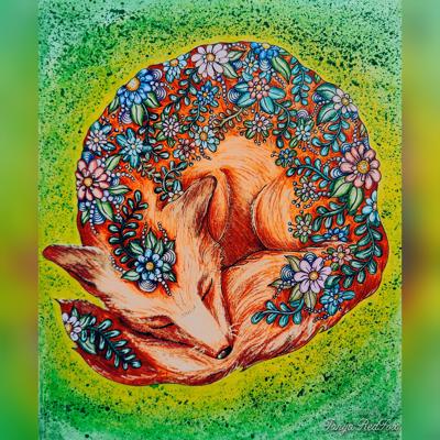 Цветочная лисичка от Tanya RedFox