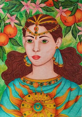 Работа от Daria_colloring_hobby