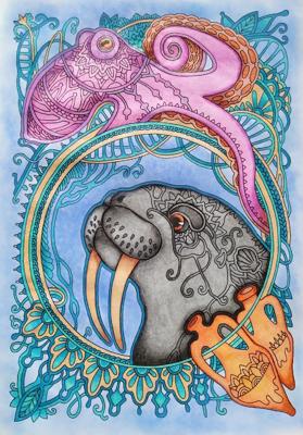 Работа от Daria_colloring_hobby