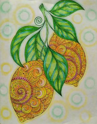 Работа от Daria_coloring_hobby