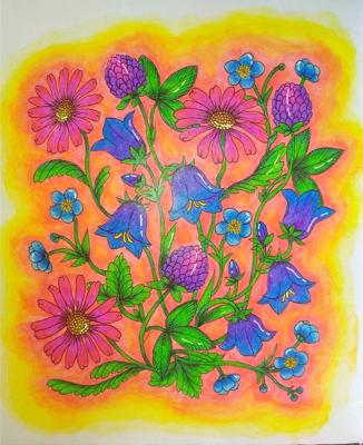 Работа от Daria_coloring_hobby