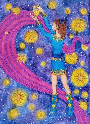 Работа от Daria_colloring_hobby