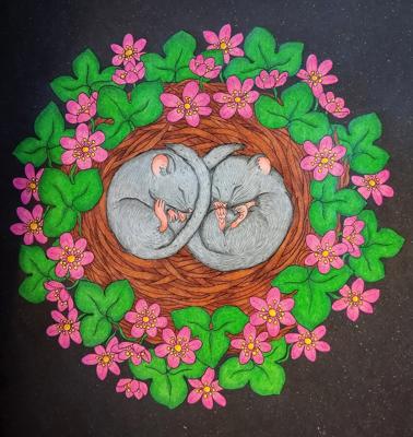 Работа от Daria_coloring_hobby