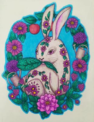 Работа от Daria_coloring_hobby