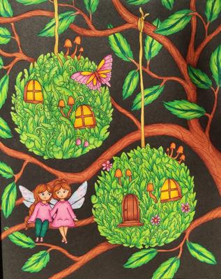 Работа от Daria_coloring_hobby