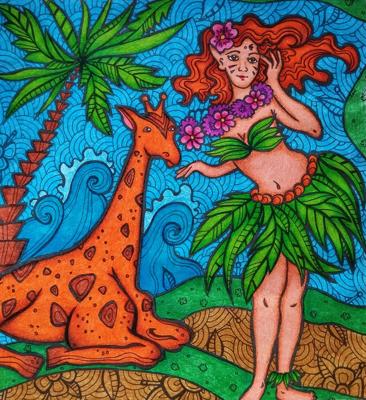Работа от Daria_coloring_hobby