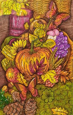 Работа от Daria_coloring_hobby
