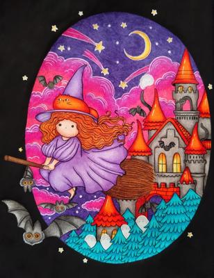 Работа от Daria_colloring_hobby