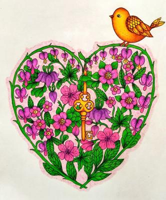 Работа от Daria_coloring_hobby