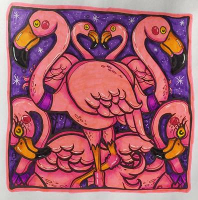 Работа от Daria_coloring_hobby