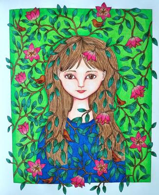 Работа от Daria_coloring_hobby