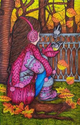 Работа от Daria_coloring_hobby