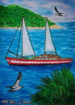 🏖 Море 🏖

📚 Coloring Book Cafe - Sailing Lafe. от OlliColori